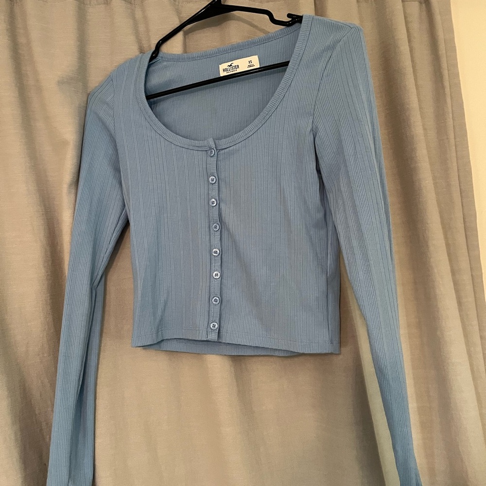 Blue long sleeve from hollister